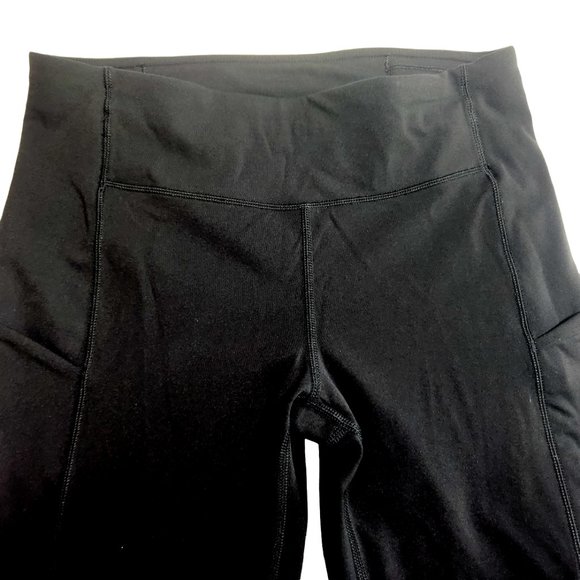 Lululemon Women's High Rise Pant 20" Inseam Athletic Leggings Pants Black ECU 6 - Picture 7 of 10